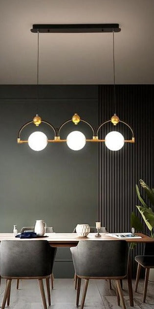 STRAK Pendant Lamp Minimalist Black & Gold Pendant Light Modern Creati