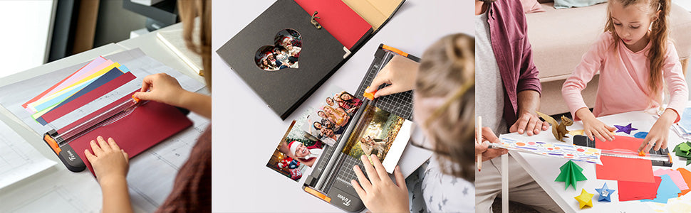 A4 Paper Cutter 12 Inch Titanium Paper Trimmer Scrapbooking Tool with Automatic Security Safeguard and Side Ruler for Craft Paper, Coupon, Label and Cardstock (Black),fast and free shipping.