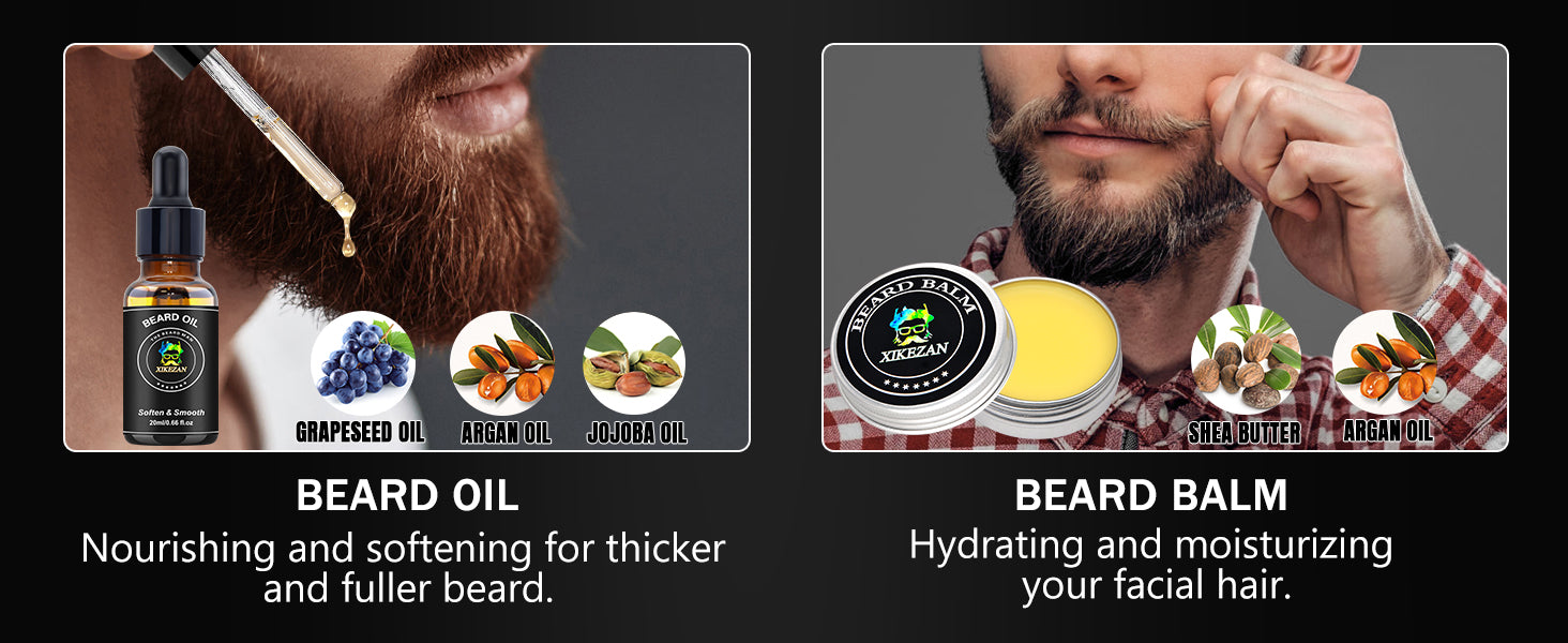 Beard Straightener w/Beard Balm ; Beard Growth Oil , Beard Guide E-Book,Upgraded 3 in 1 Hair Straightener Brush Beard Straightening Comb,Unique Stocking Stuffers Gifts for Men Him Husband.Free and fast delivery.