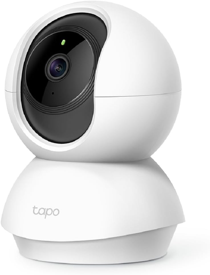 TP-Link Tapo Smart Pan/Tilt Indoor Security Camera, 360° Motion Tracking, 1080p Full HD WiFi Camera for Pet/Baby, Night Vision, 2-Way Audio, 128 GB Local Storage, Works w/Alexa &amp; Google (Tapo C200),Fast and free delivery.