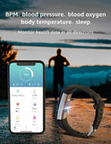 Fitness Tracker with Blood Pressure Heart Rate Sleep Monitor, Waterproof Activity Tracker Health Watch, Step Calorie Counter Pedometer for Men and Women for Android and iOS Smartphone