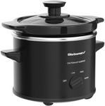 Elite Gourmet MST239X Dishwasher-Safe Glass Lid & Ceramic Pot Electric Slow Cooker, AdjCatable Temp, Entrees, Sauces, Stews and Dips, 2 Qt Capacity