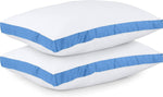 Cymak Bedding Bed Pillows for Sleeping Queen Size, Set of 2, Cooling Hotel Quality, Gusseted Pillow for Back, Stomach or Side Sleepers