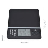 Food Nutrition Scale,Max 5kg/11Ib Digital Food Scale with Nutrition Facts Display,Tempered Glass Accurate Grams Calculator,Weight Loss Scale for Fruit Vegetable Baking,Black,Free shipping,fast delivery.