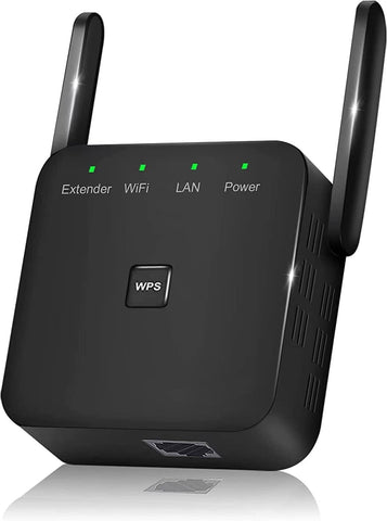 2024 Newest WiFi Extender, WiFi Repeater, WiFi Booster, Covers Up to 9840 Sq.ft and 60 Devices, Internet Booster - with Ethernet Port, Quick Setup, Home Wireless Signal Booster