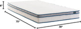 Mattress - Foam & Spring Hybrid Mattress, Affordable Mattress, CertiPUR-US Certified Foam, Mattress in a Box, 10-Year Warranty