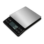 Food Kitchen Scale; Rechargeable Digital Scale with LCD Backlit Display and Protective Tray, 5kg x 0.1 for Baking Cooking Meal Prep Parcel, Large Stainless Steel Weighing Platform,Free shipping,fast delivery.