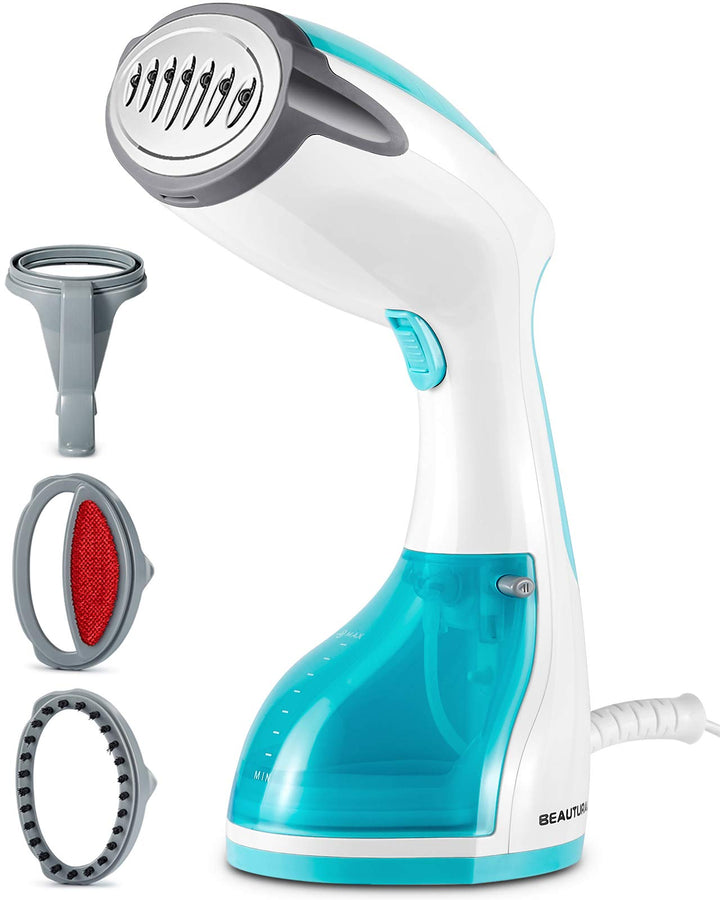 1200-Watt Handheld Steamer for Clothes, 30-Second Heat-up, 8.79-Ounce Water Tank, Aqua