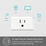 Smart Plug by TP-Link (HS103) - Smart Home WiFi Outlet Works with Alexa, Echo and Google Home, No Hub Required, Remote Control, 2.4GHz WiFi Required, 15 Amp, UL Certified