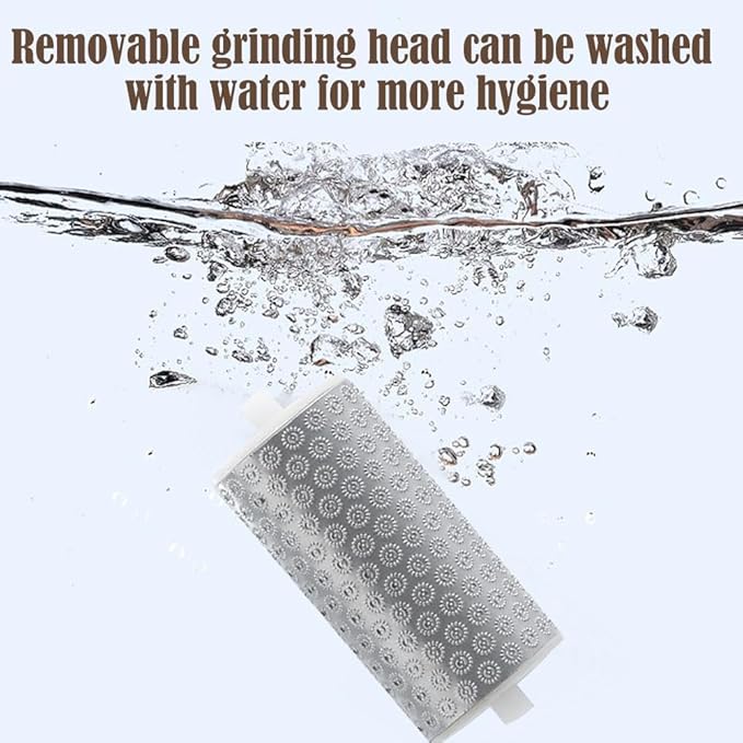 Automatic Callus Remover for Feet,Electric Washable Digital Display Electric Foot Polisher with Roller Heads 2 Gears,Rechargeable Pedicure Tools Waterproof Foot File for Dead Cracked Skin (Blue).free delivery in 30days