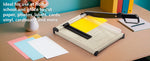 Guillotine Paper Cutter A4 – Heavy Duty Paper Trimmer with Safety Guard,15 Sheets Capacity, Precision Guillotine Cutter for Cutting Paper, Card,Photos,Vinyl and More with Ease.Free shipping,fast delivery.