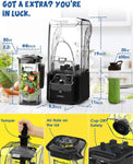 Commercial Quiet Blender, Soundproof Blenders, 2200 Watt Powerful Professional Kitchen Blender with BPA-Free 80oz Pitcher, Smoothie Blender for Commercial and Home K90 (Black),Free shipping,fast delivery.