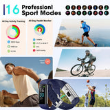 Fitness Tracker with Blood Pressure Heart Rate Sleep Monitor, Waterproof Activity Tracker Health Watch, Step Calorie Counter Pedometer for Men and Women for Android and iOS Smartphone