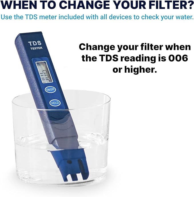 ZeroWater Official Replacement Filter - 5-Stage 0 TDS Filter Replacement - System IAPMO Certified to Reduce Lead, Chromium, and PFOA/PFOS, 8-Pack