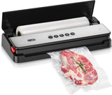 kitchen Vacuum Sealer Machine, Multi-Functional Food Sealer, Built-in Cutter & Bag Storage, Globefish Technology for High-Speed Continuous Working, Food Vacuum Sealer with Vacuum Bags & Roll Bag.Free and fast delivery.