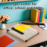 Guillotine Paper Cutter A4 – Heavy Duty Paper Trimmer with Safety Guard,15 Sheets Capacity, Precision Guillotine Cutter for Cutting Paper, Card,Photos,Vinyl and More with Ease.Free shipping,fast delivery.