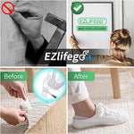 EZlifego Double Sided Tape Heavy Duty, Extra Large Nano Double Sided Adhesive Tape, Clear Mounting Tape Picture Hanging Adhesive Strips,Removable Wall Tape Sticky Poster Tape Decor Carpet Tape(9.85FT),Free shipping, Fast Deivery