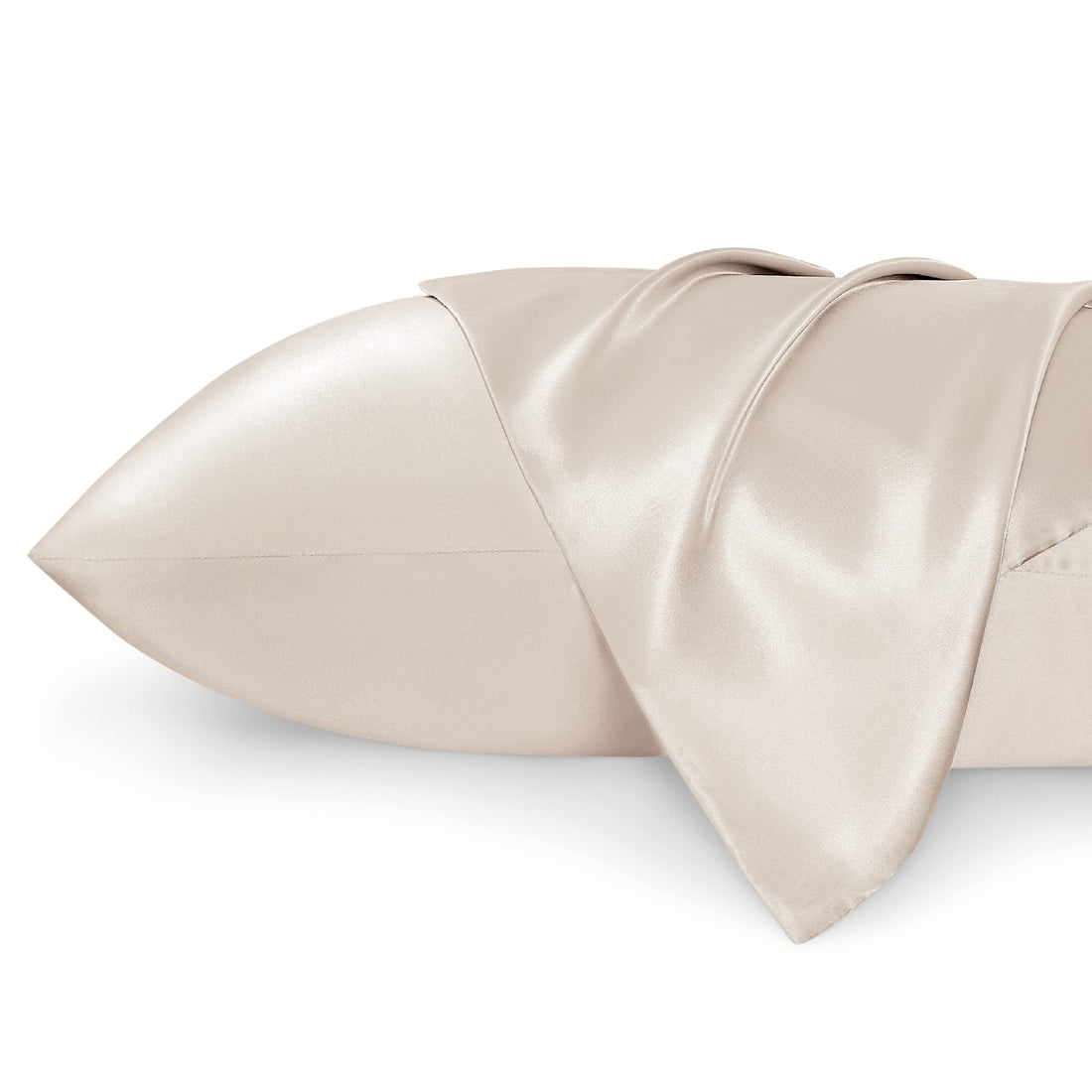 Cymak Satin Pillow Cases 2 Pack Satin Pillowcase for Hair and Skin - Similar to Silk Pillow Cases with Envelope Closure