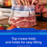 Ziploc Medium Food Storage Freezer Bags, Grip 'n Seal Technology for Easier Grip, Open and Close, 75 Count