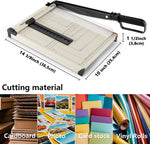 Guillotine Paper Cutter A4 – Heavy Duty Paper Trimmer with Safety Guard,15 Sheets Capacity, Precision Guillotine Cutter for Cutting Paper, Card,Photos,Vinyl and More with Ease.Free shipping,fast delivery.