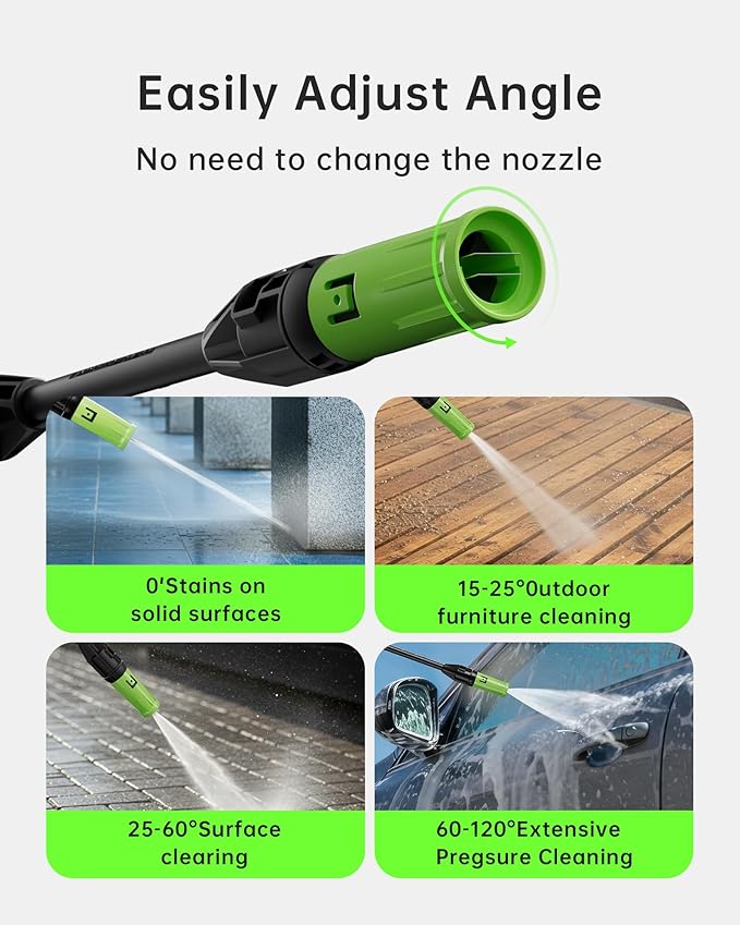 Pressure Washer, 4000PSI 2.6 GPM Max Power Washer with Foam Cannon 23FT Hose PATOOLIO Electric High Pressure Washer for Fences, Patios, Decks, Patios and Cars Visit the Patoolio Store,Free and fast delivery.