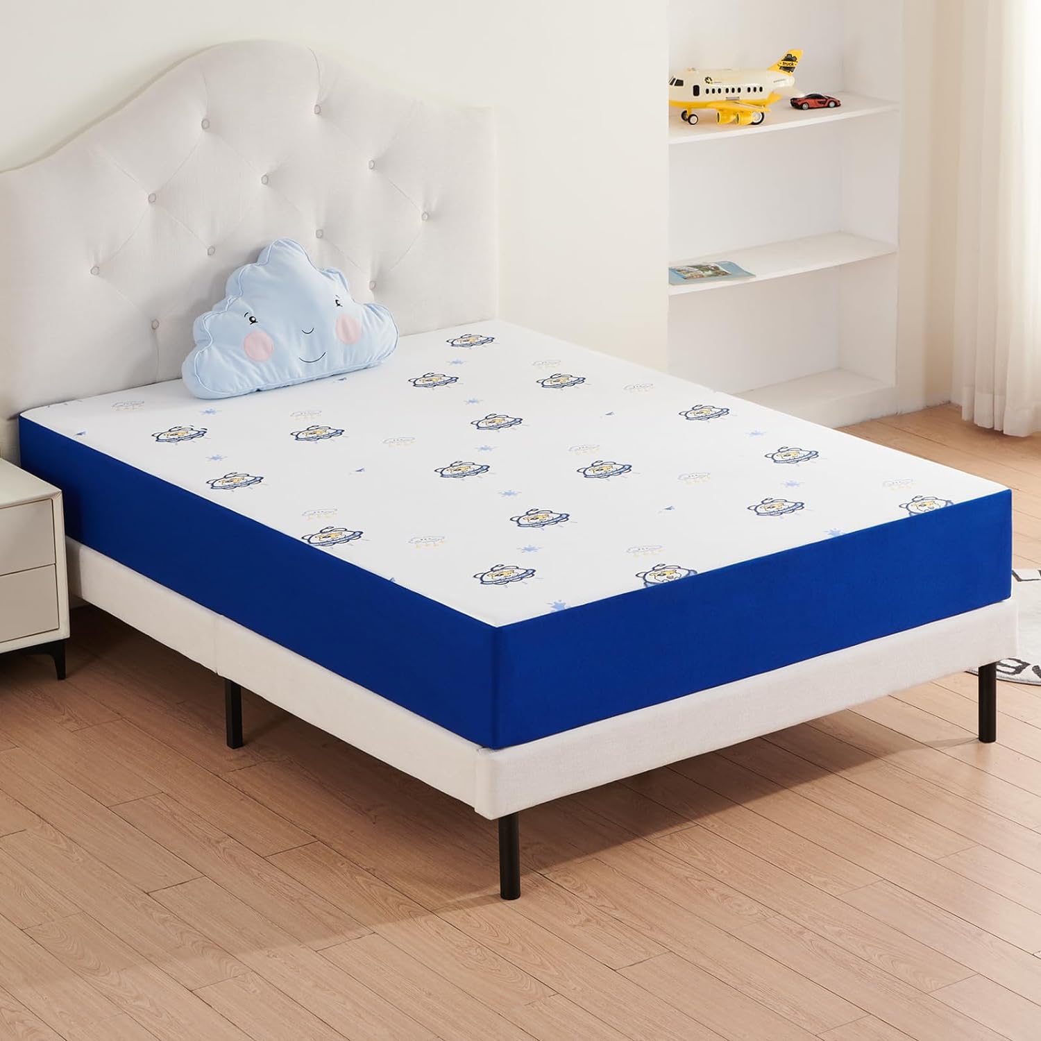 Twin Mattress, Cymak 8 inch Gel Memory Foam Mattress with CertiPUR-US Certified Foam Bed Mattress in a Box for Sleep Cooler & Pressure Relief, Twin Size