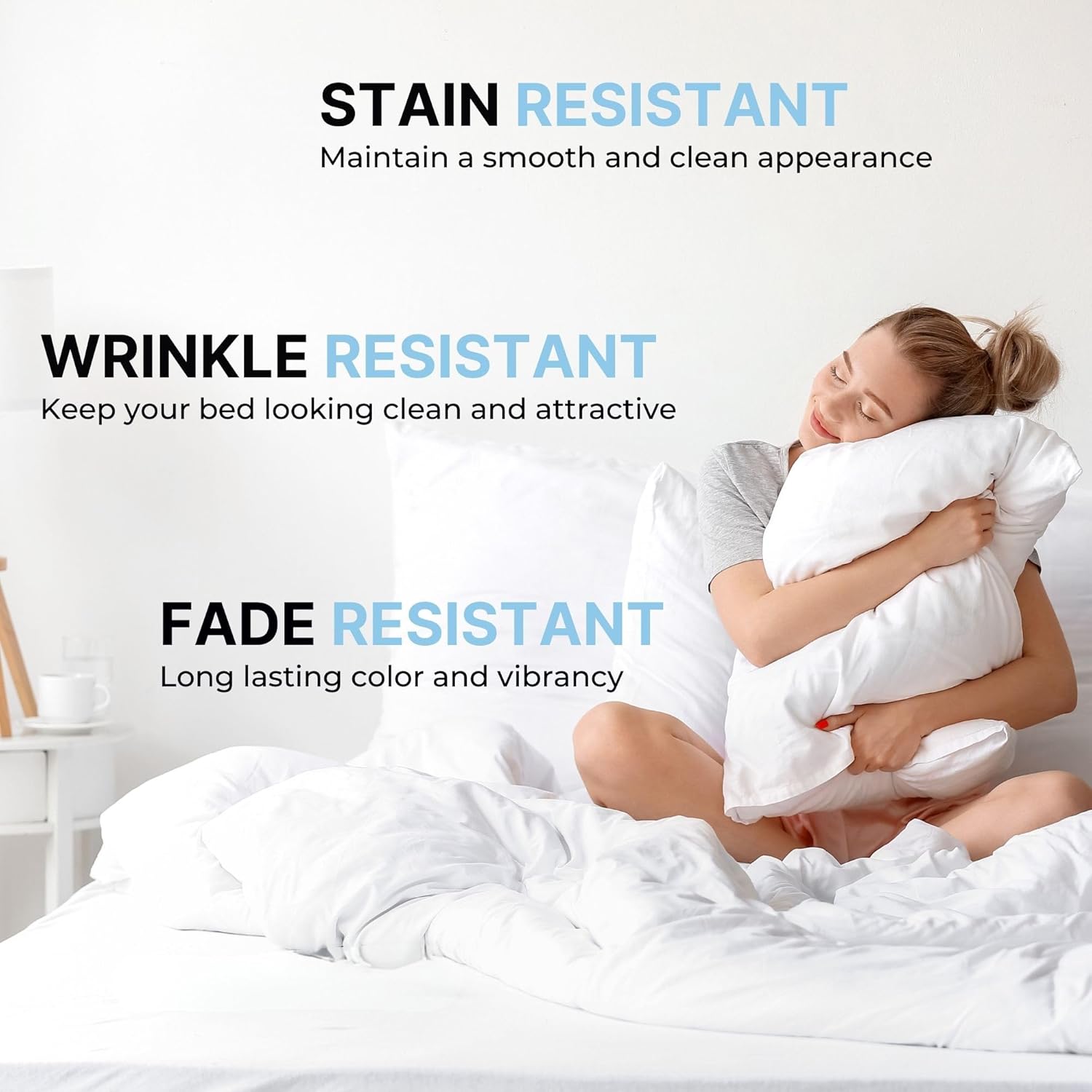 Queen Pillow Cases Set of 2 - Ultra Soft Hotel Quality Pillowcase Covers - Comfy Bedding for Women, Men, Kids and Teens - Machine Washable Pillow Protectors - 2 Pieces Set - Queen Size Antique White,fast and free delivery.