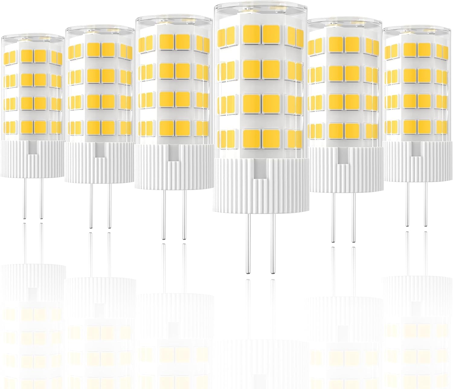 LED G4, 3W=35Watt, 300 lm, Cool White (6000K), Dimmable, G4 Bi-pin Base (6-Pack) - CETL