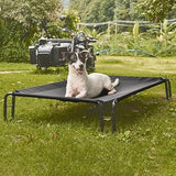 pettycare Elevated Outdoor Dog Bed - Dog Cots beds for Medium Dogs, Waterproof Raised Dog Bed Easy to Assemble, Cooling Elevated Dog Bed with Teslin Mesh, Durable, Non Slip, Up to 40 lbs,Black,FREE SHIPPING, Delivery 1 week .