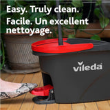 Vileda EasyWring Microfibre Spin Mop & Bucket Floor Cleaning System with Power Refill