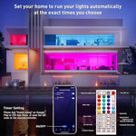 Led Lights Strip for Bedroom 65.6ft,Music Sync Color Changing Led Strip Lights,App+Remote Control,5050 RGB LED Lights for Room Home Decor,Party,Christmas Lights Decoration,Free shipping fast delivery.