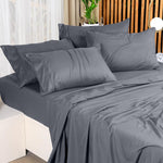 Cymak Bedding Bed Sheet Set - 4 Piece Queen Bedding - Soft Brushed Microfiber Fabric - Shrinkage & Fade Resistant - Easy Care