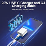 iPhone Charger Apple Charger,[Apple MFi Certified]2 Pack Apple Type C Wall Charger Block with 2 Pack [6FT&10FT] Long USB C to Lightning Cable for iPhone 14/13/12/12 Pro Max/11/Xs Max/XR/X,AirPods Pro