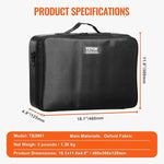 Makeup Train Case Large Storage 3 Tiers, Convenient Carry With Handle, Strap, Professional Waterproof Oxford Makeup Storage Organizer Box, Heavy Duty Make Up Carrier, Black,Free and Fast delivery.