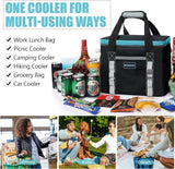 Large Cooler Bag 65 Can /32 Can Soft Sided Cooler Bag 1OO% Leakproof Large Lunch Cooler Insulated for Camping Picnic Beach Sport,Free and fast Shipping.