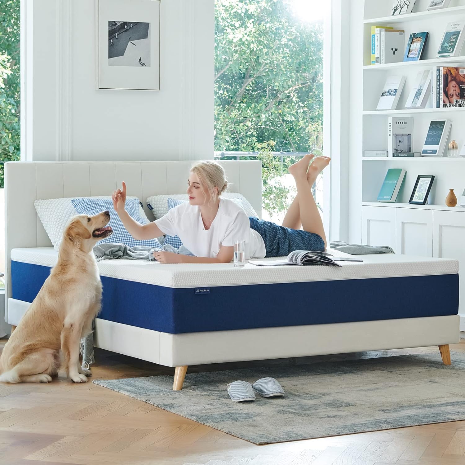 Twin Mattress, Cymak 8 inch Gel Memory Foam Mattress with CertiPUR-US Certified Foam Bed Mattress in a Box for Sleep Cooler & Pressure Relief, Twin Size