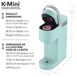 Cymak K-Mini Single Serve K-Cup Pod Coffee Maker, Featuring An Ultra-sleek Design