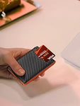 Slim RFID Wallets for Men, Money Clip Bifold Leather Wallet Minimalist Mens Wallet with ID Window and 12 Card Slots Gift Box,free and fast delivery.