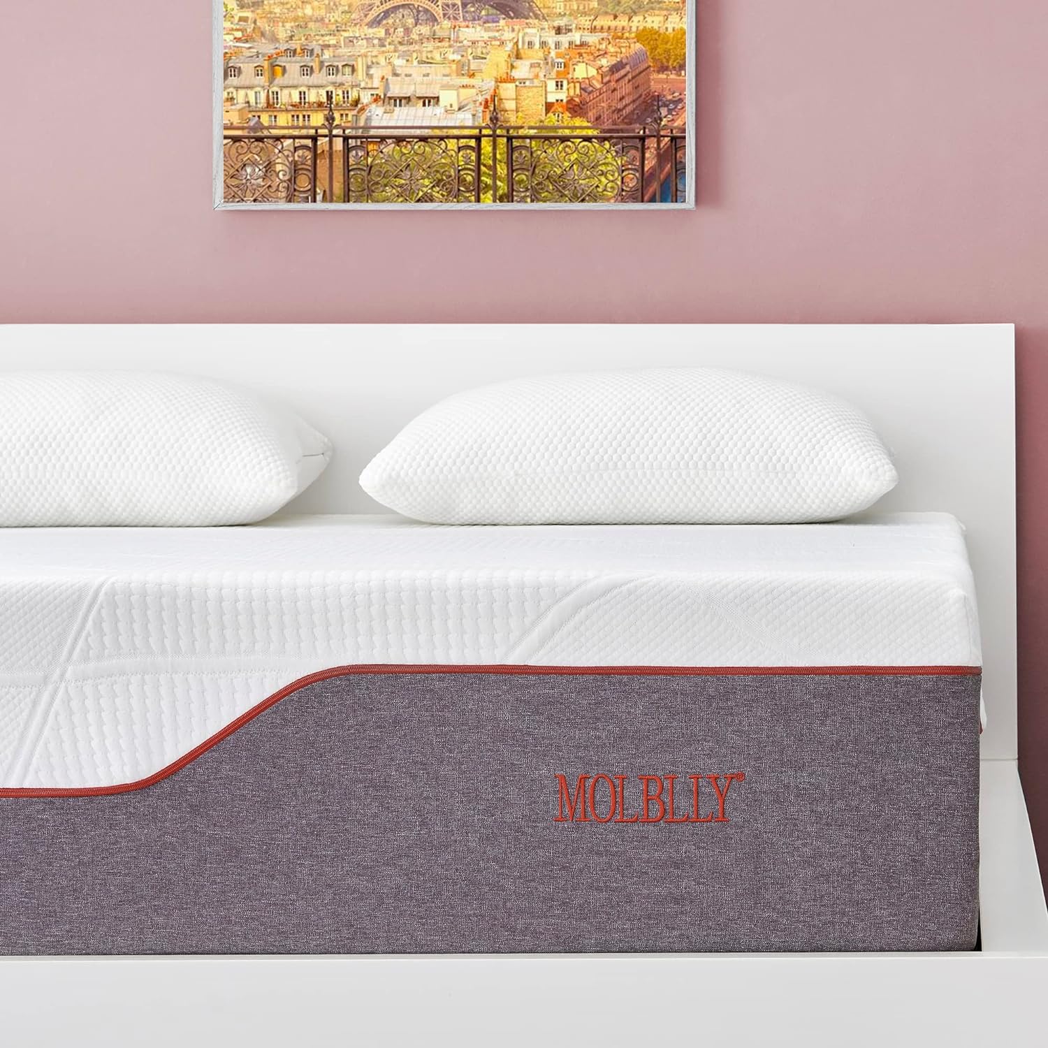 Twin Mattress, Cymak 8 inch Gel Memory Foam Mattress with CertiPUR-US Certified Foam Bed Mattress in a Box for Sleep Cooler & Pressure Relief, Twin Size