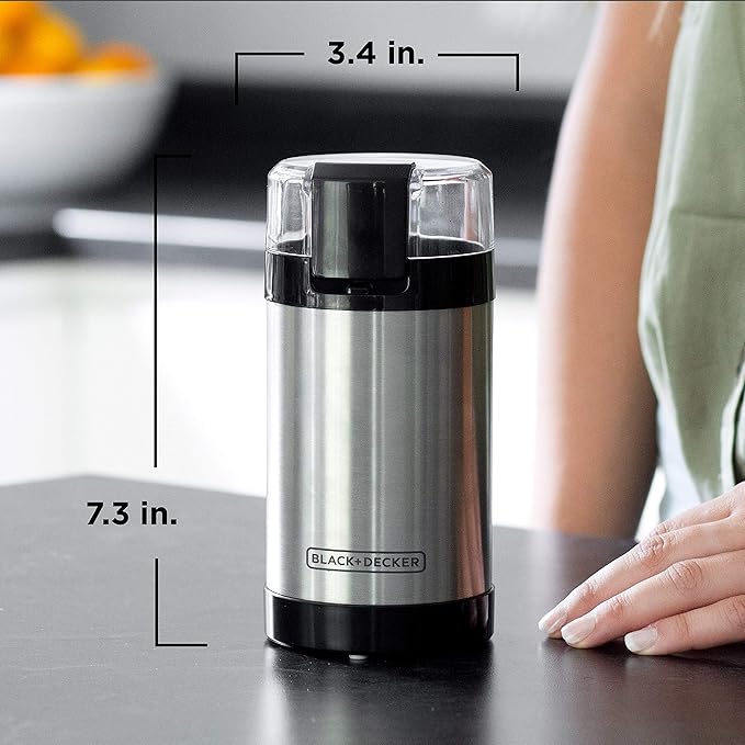 Easy Touch Electric Smartgrind Coffee & Spice Grinder, Black,fast and free shipping.