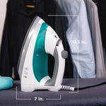 BLACK+DECKER 1200-Watt Lightweight Steam Iron, Anti-Drip, Variable Temperature Control, Teal