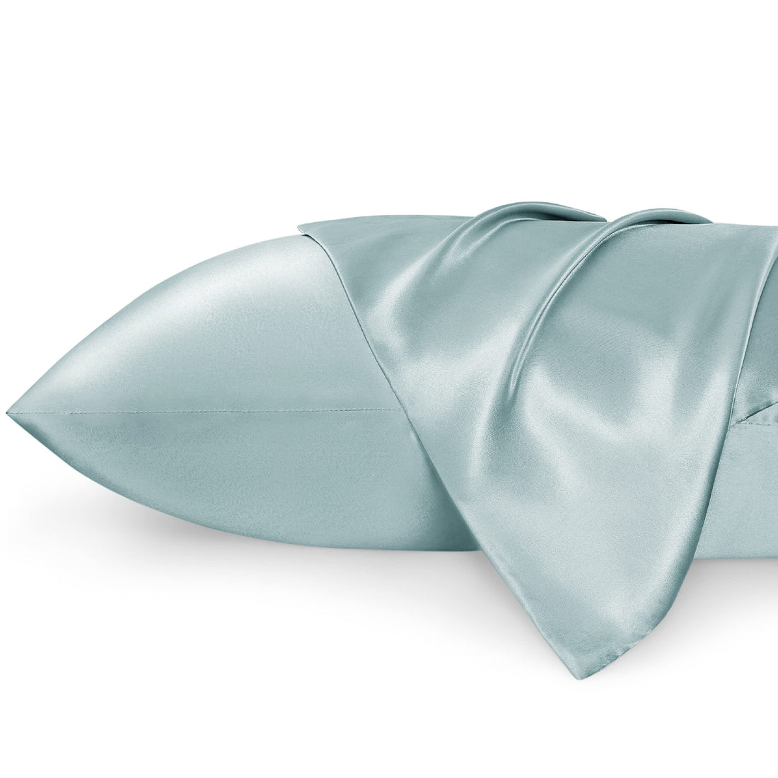 Cymak Satin Pillow Cases 2 Pack Satin Pillowcase for Hair and Skin - Similar to Silk Pillow Cases with Envelope Closure