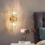 Post modern light luxury crystal wall lamp creative living room bedroom bedside hotel aisle wall lamp UL Certification ,Free shipping Delivery 60 days