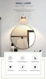 Simple Style Indoor Lamp For Bedroom Living Room Bathroom Glass Lampshade Brass Wall Lamp,ETL Certification.,Free shipping,delivery60 days.