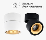 New Style Dimmable Surface Mounted Rotating LED Ceiling Downlight  10W Epistar LED Spot Light Ceiling Lamp,UL Certification, Delivery 60 days.