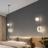 Custom design iron minimalist living, hanging, high glass,  modern ceiling lights, led pendant lights,(Pack of two), Certification ETL,Free shipping to  Canada,  delivery 60days.