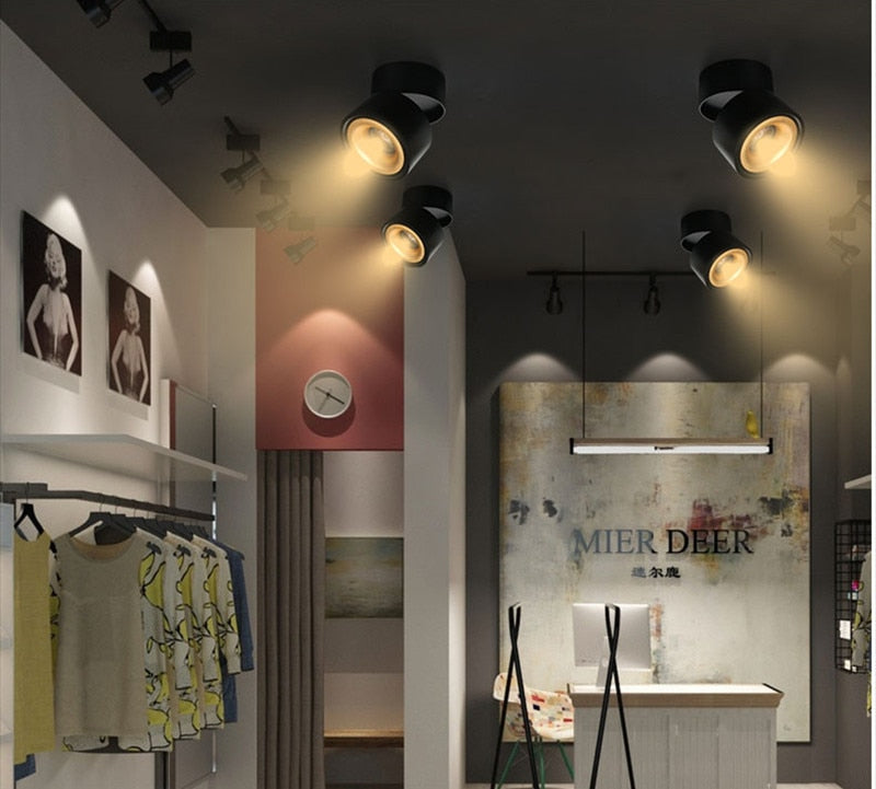 New Style Dimmable Surface Mounted Rotating LED Ceiling Downlight  10W Epistar LED Spot Light Ceiling Lamp,UL Certification, Delivery 60 days.