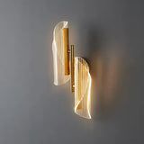 Modern creative simple sconce bedroom metal acrylic transparent streamer Decorative LED wall lamp,Free shipping,delivery 60days.