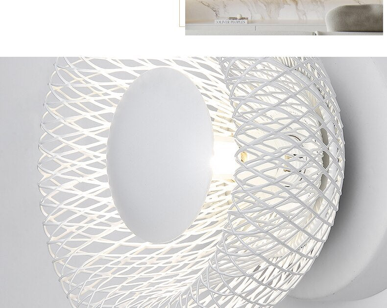 Italian Horn Iron Mesh Lamp Corridor Bedroom TV Backdrop Sconce Ceiling Lamp Ceramic Head LED Wall Lighting Home Decor,Certification UL, Free Delivery To Nova scotia Canada.,Delivery 30 days.