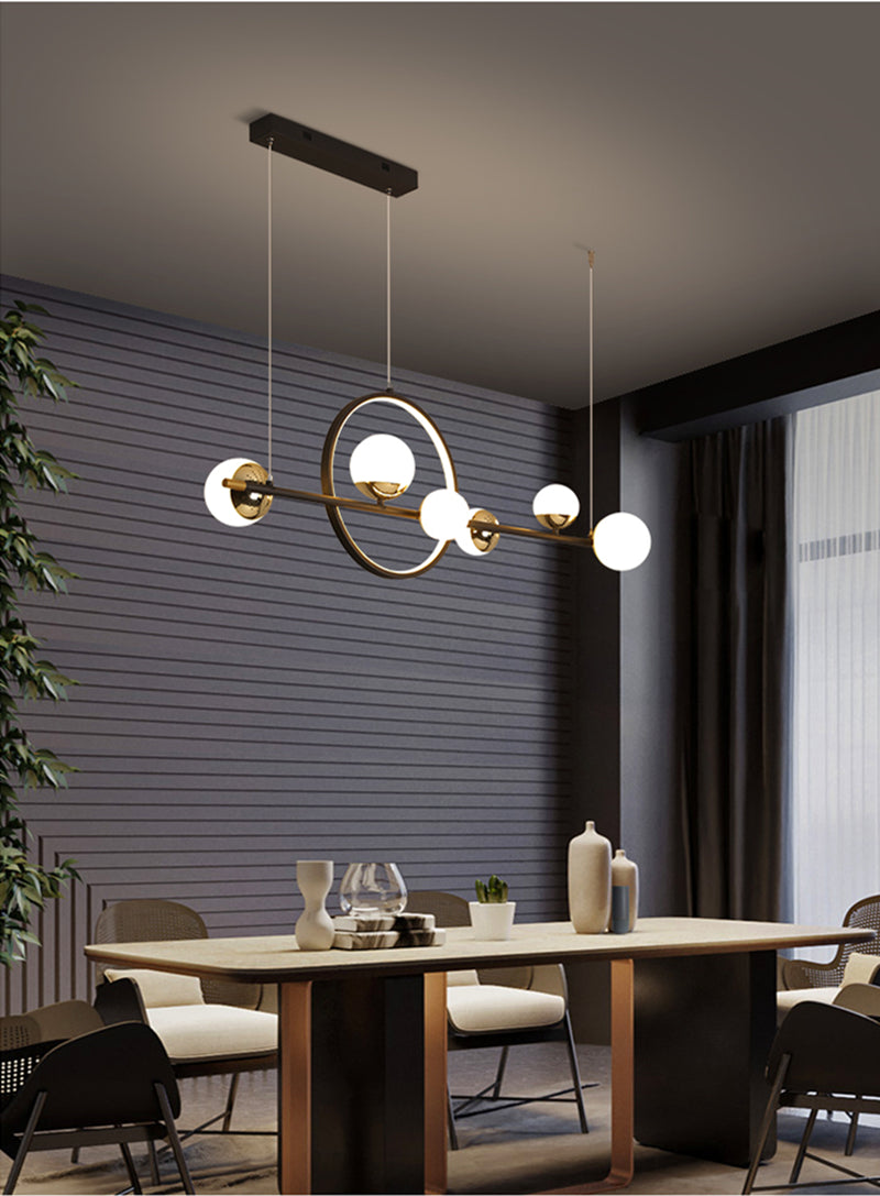 Modern LED Pendant Light Nordic Black Chandelier for Living Bedroom Kitchen Hanging Lamp Dining Room Light Fixture.Certification UL,Free Delivery to Canada in  60 days